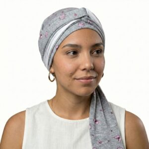 Bicolor Gris Con Mariposas