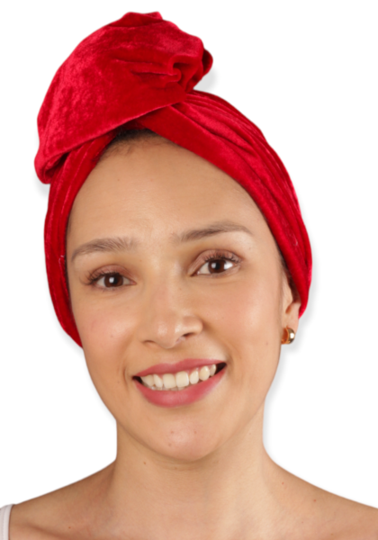 red turban velvet