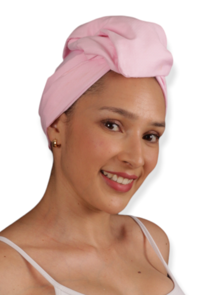 turbante de moda rosa